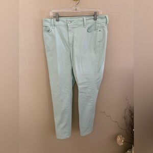 Women's Light Green Jeans